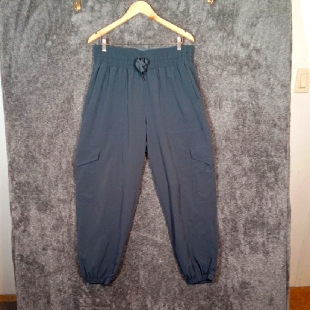 Spanx Out Of The Office Jogger Pant In Dark Storm Blue Casual Womens Xl - Picture 2 of 9